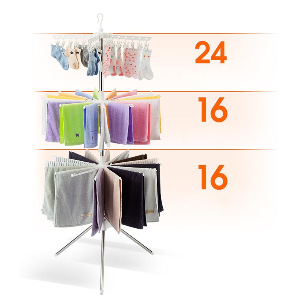 Baby Clothing Rack - Tendedero plegable de 3 niveles, soporte
