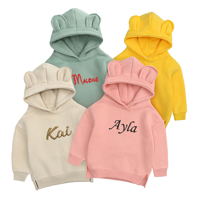 Baby Clothing Names - Sudadera con capucha de oso para