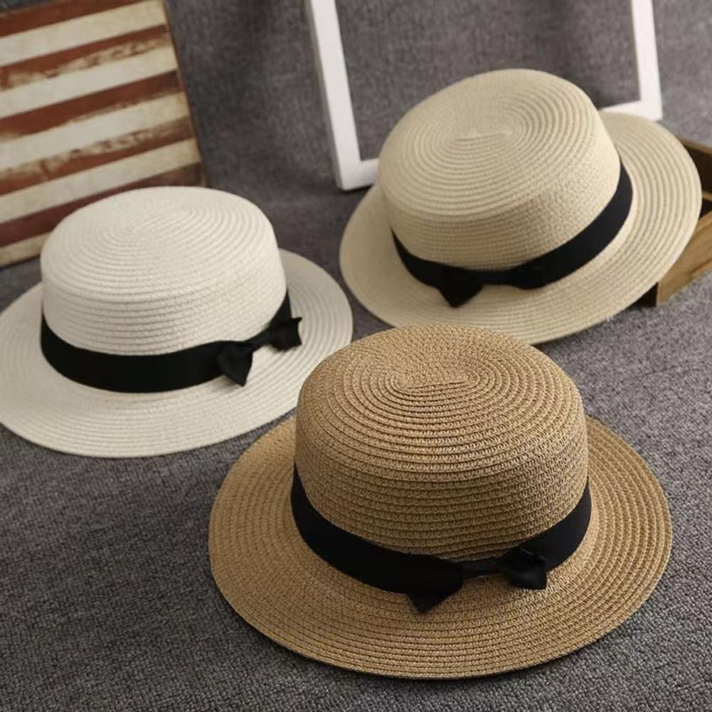 Sun Hat Wide Brim - Sombrero de paja para playa, sombrero