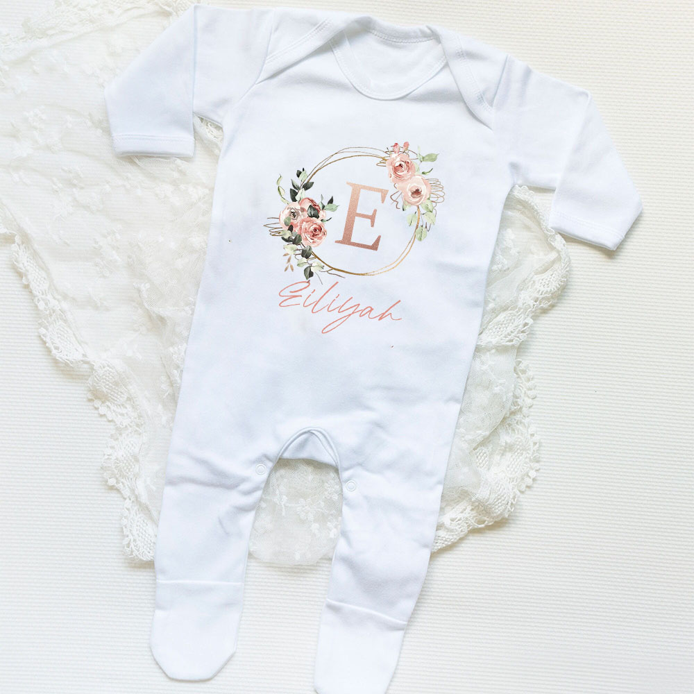 Baby Clothing Names - Traje de dormir personalizado para niña,