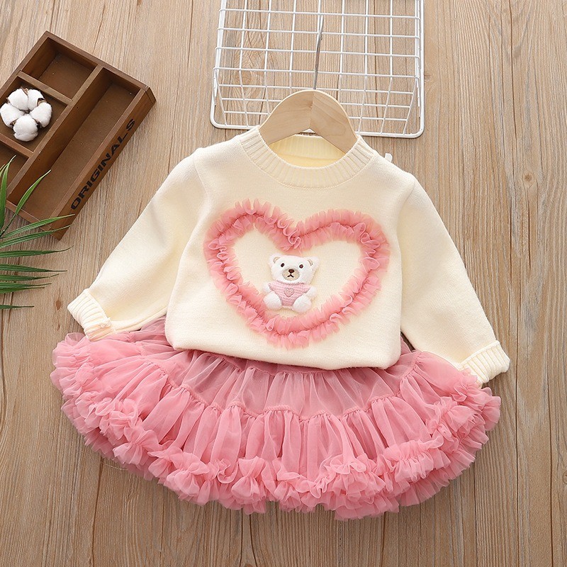 Baby Clothing Jumper - Conjunto de jersey para niña, nueva