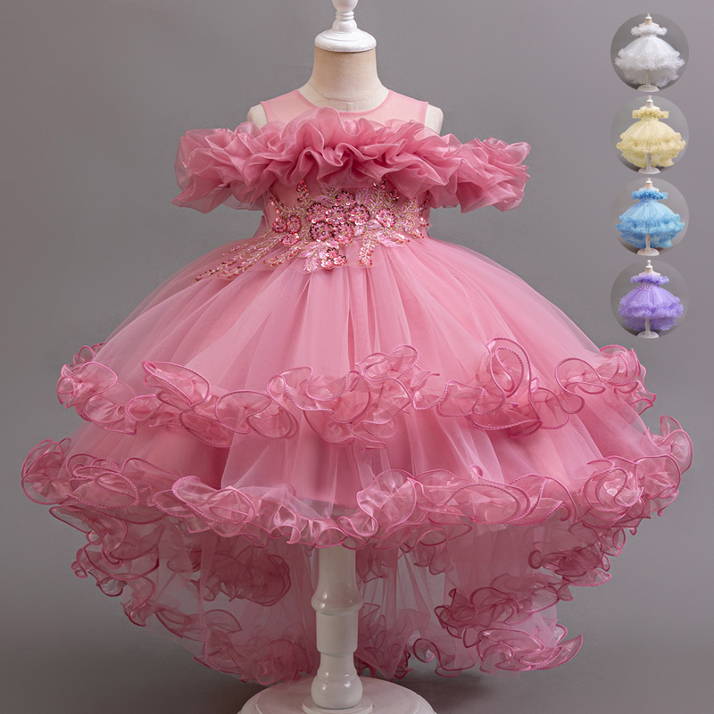 Baby Xmas Clothing - Vestido de cola de fiesta de