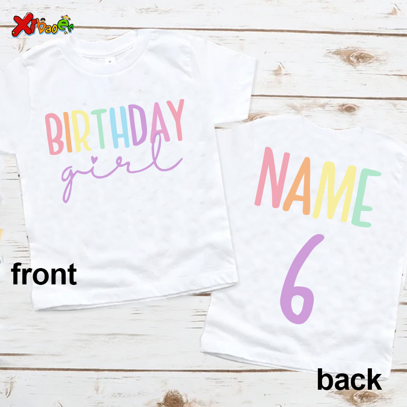 Baby Clothing Names - Camiseta de cumpleaños para niña, trajes