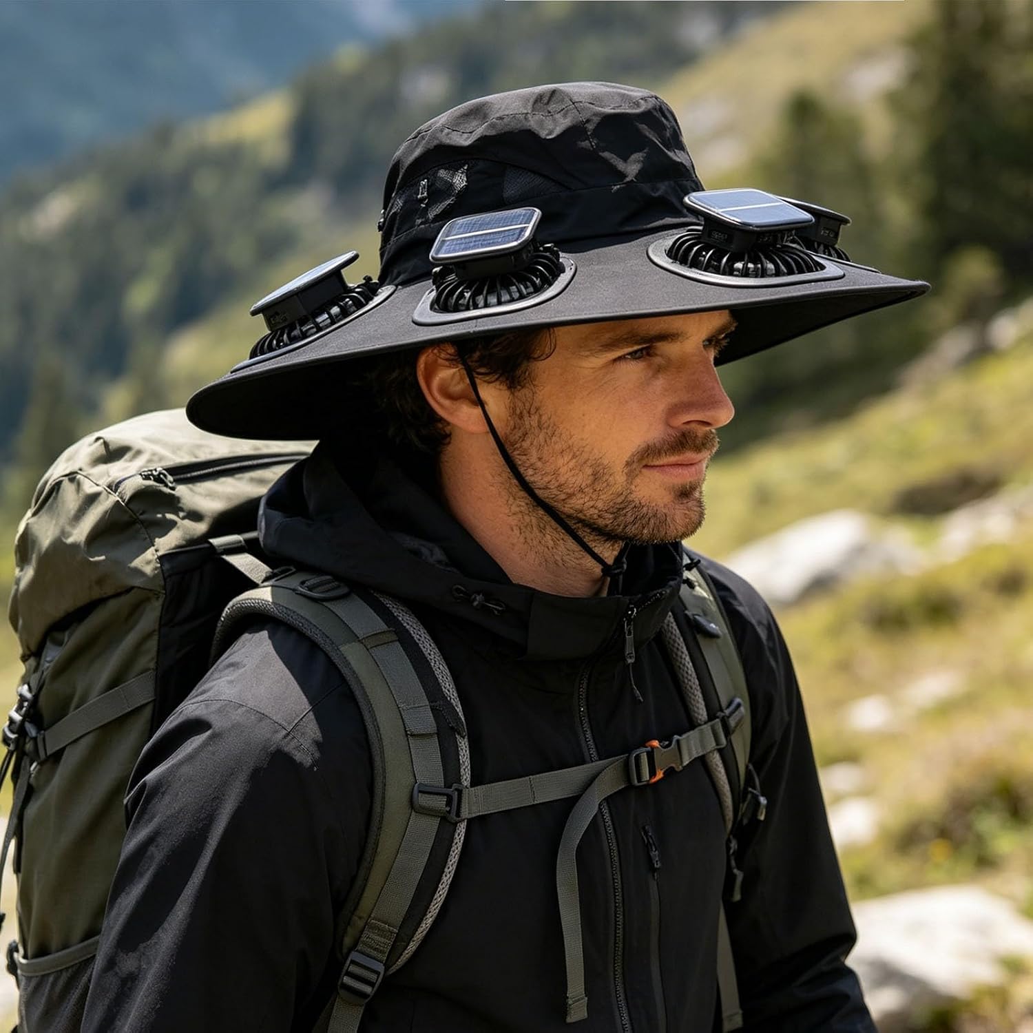 Gorra Visera con 6 Ventiladore - Sun Hat Wide Brim reseña y precio