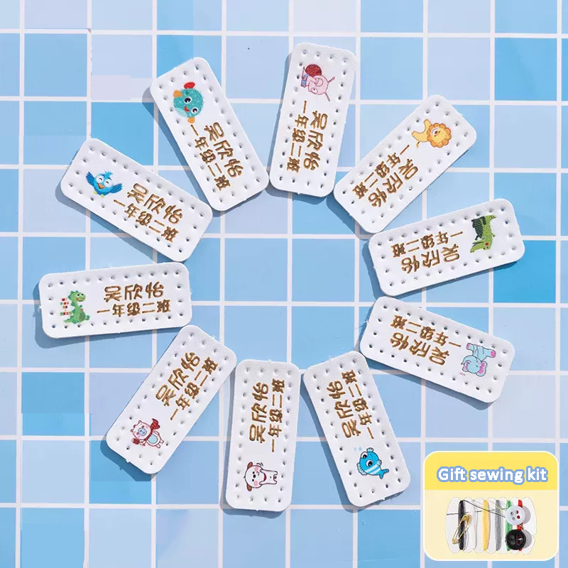 Etiqueta de cuero personalizad - Baby Clothing Names reseña y precio