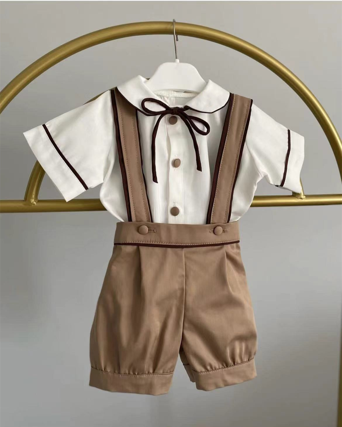 Traje caqui Vintage para bebé  - Baby Xmas Clothing reseña y precio