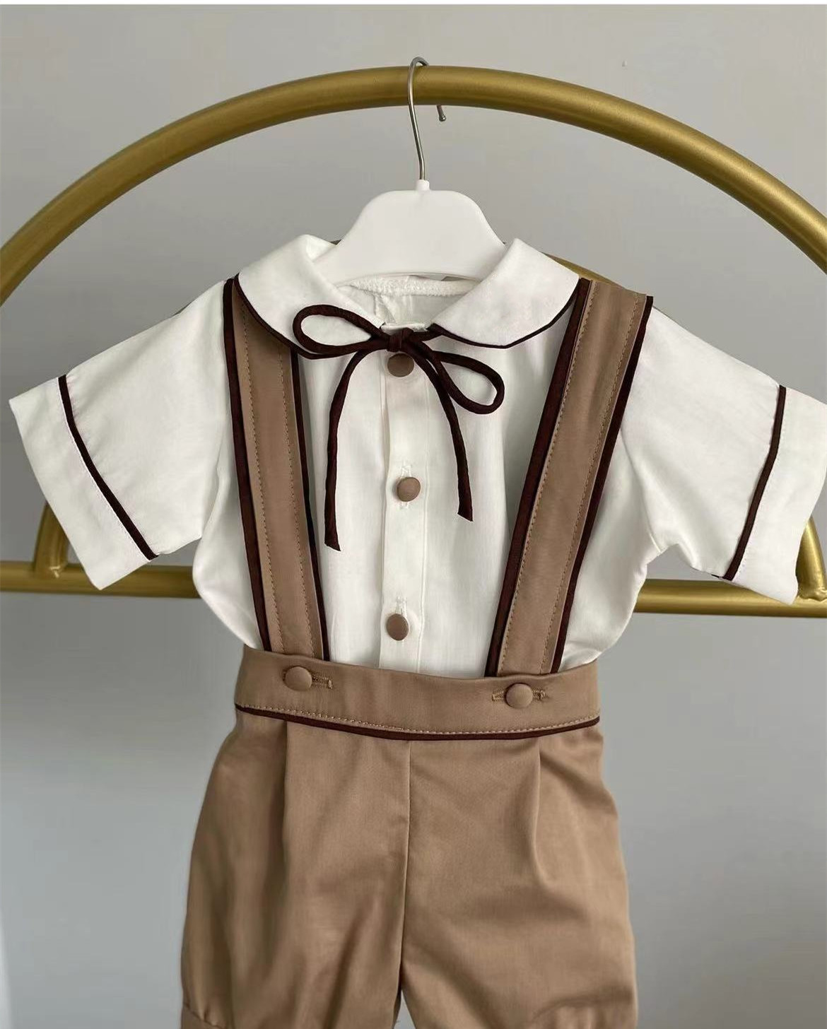 Traje caqui Vintage para bebé  - Baby Xmas Clothing reseña y precio