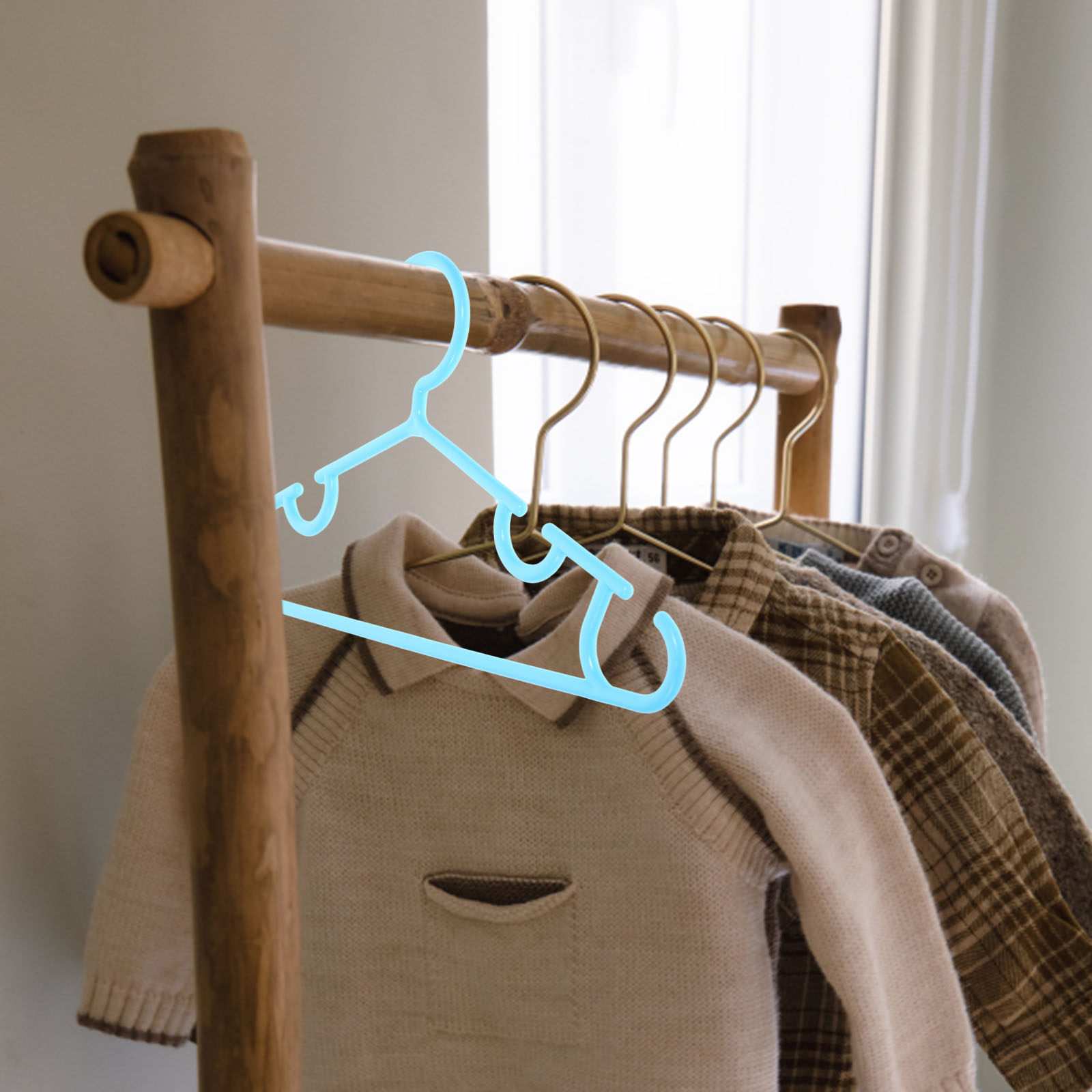 10 Perchas de Plástico Antides - Baby Clothing Rack reseña y precio