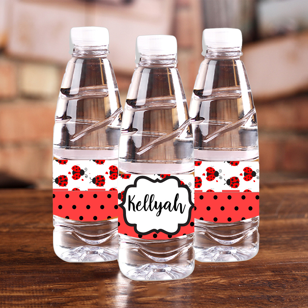 Botella de agua de lunares roj - Baby Clothing Names reseña y precio