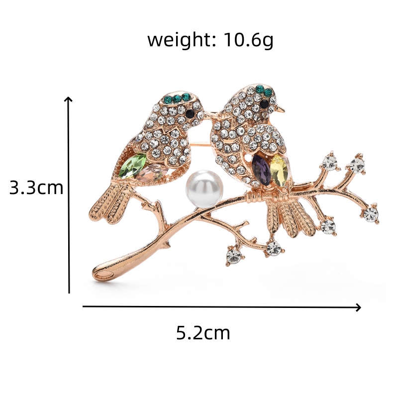 Wuli&baby Crystal Couple Birds - Baby Xmas Clothing reseña y precio