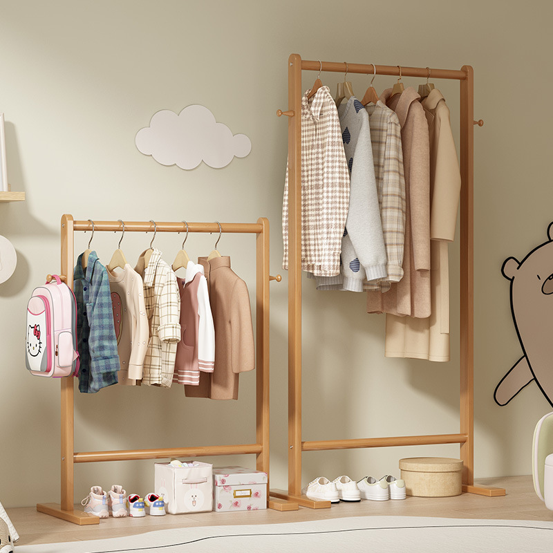Pequeño perchero de bambú, per - Baby Clothing Rack reseña y precio